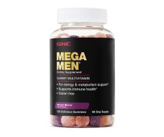 GNC Mega Men® Gummy Multivitamin (Mixed Berry 120 Gummies)